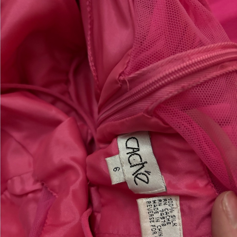 vintage Y2K 100% silk pink cache dress! - Picture 4 of 7
